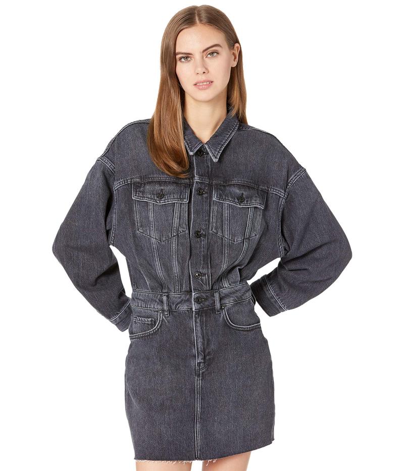 安い特価割引 送料無料 サイズ交換無料 オールセインツ レディース トップス ワンピース Washed Black オールセインツ レディース ワンピース トップス Dakota Dress Washed Black 値引きする