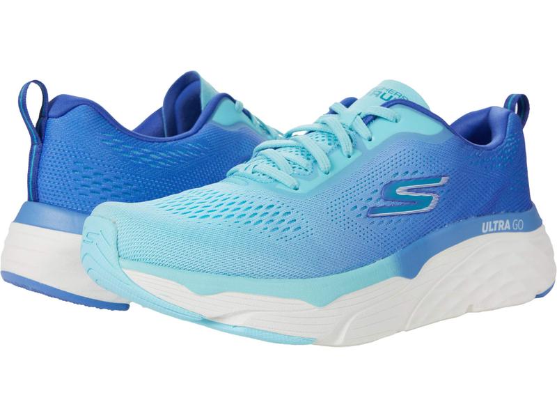 値引 楽天市場 スケッチャーズ レディース スニーカー シューズ Max Cushioning Elite Mesh Lace Up Blue Light Blue Revida 楽天市場店 50 Off Partnerteam Io