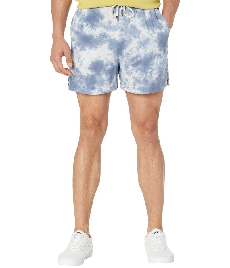 先住民青年 メンズ ハーフ下穿き パンツ ボトムス Tie Dye Print Shorts Blue 送料無料 大いさ取替える無料 ネイティブユース メンズ ボトムス ハーフパンツ ショーツ Blue Pasadenasportsnow Com