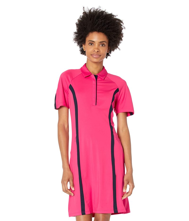 キャラウェイ レディース ワンピース トップス Short Sleeve Color Block Dress Raspberry Sorbe Arganita Tn