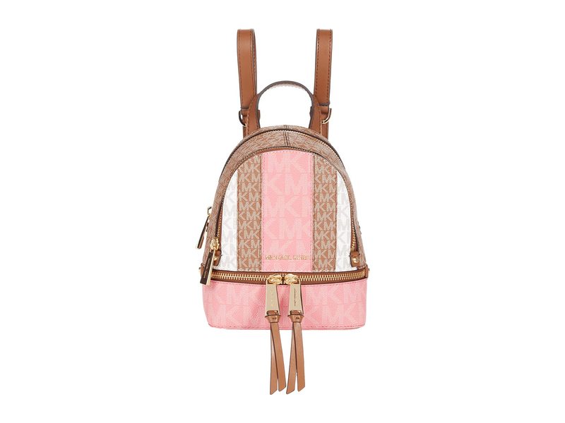 マイケルコース レディース バックパック リュックサック バッグ Rhea Zip Extra Small Messenger Backpack Tea Rose Multi Diametriks Com