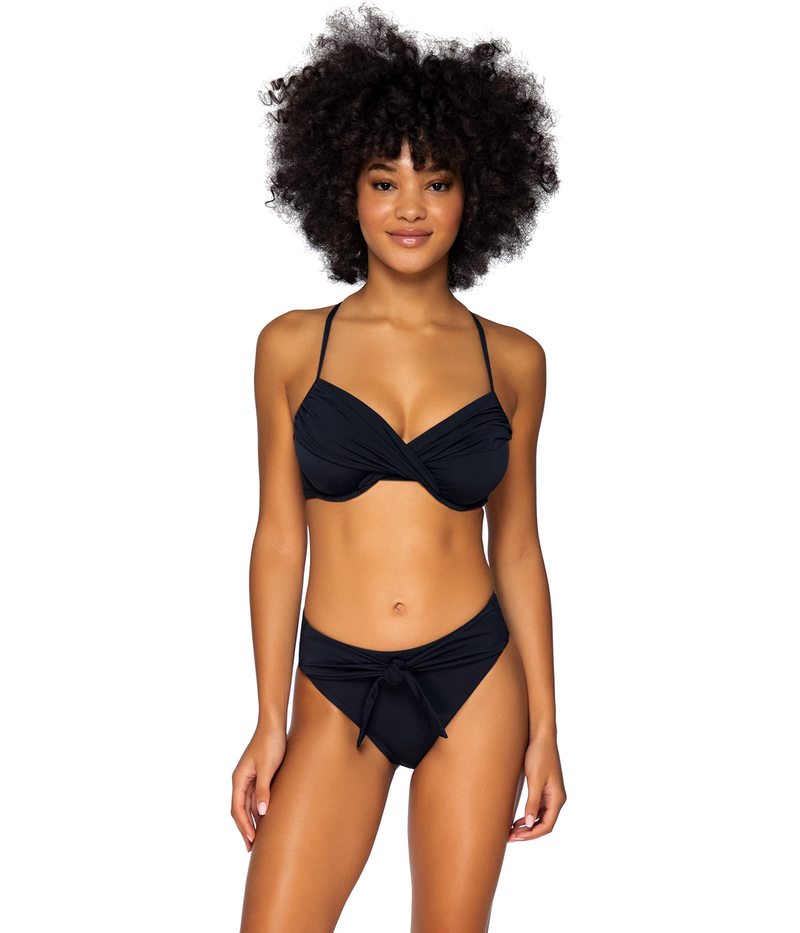 サンセッツ レディース 水着 サイズ交換無料 水着 ボトムスのみ 送料無料 サンセッツ 水着 ボトムスのみ 水着 Tessa Black サンセッツ レディース Tie High Rise Black Revida 店