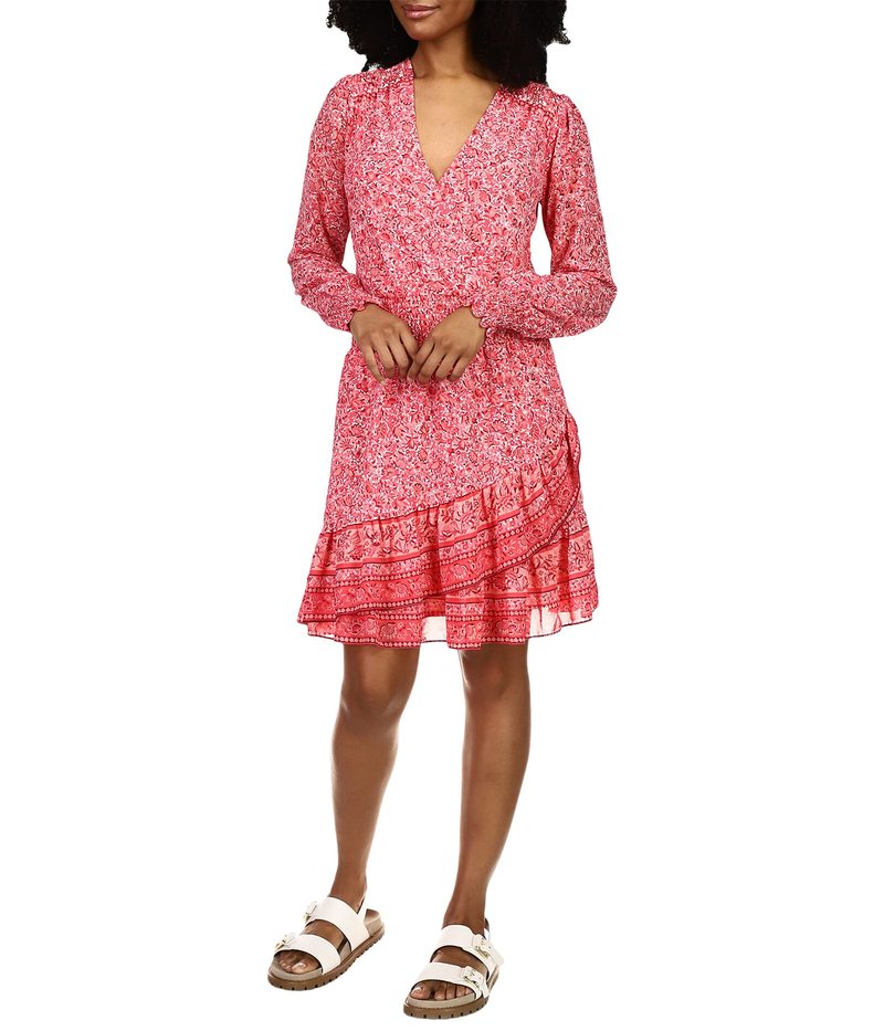 マイケルコース サイズ交換無料 マイケルコース ワンピース レディース Rose 送料無料 マイケルコース Rose レディース Dress Pink トップス ワンピース トップス Scarf Hippie Julia Dress Rose Pink Revida 店