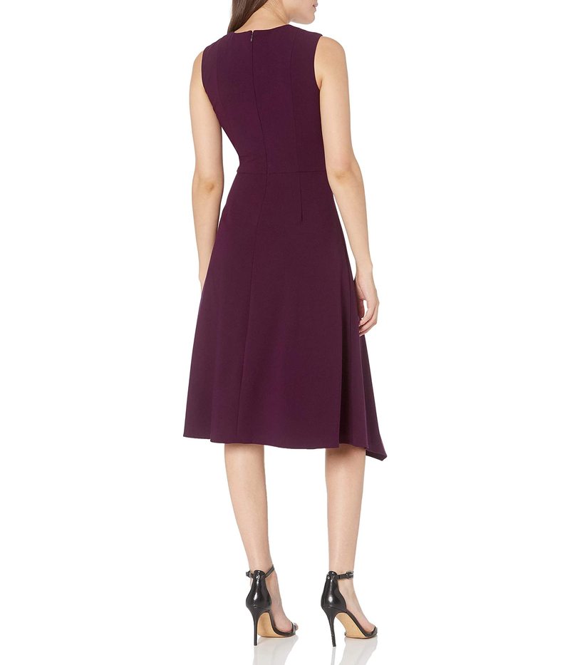 楽天市場 カルバンクライン レディース ワンピース トップス Sleeveless Dress With Suede Aubergine Revida 楽天市場店