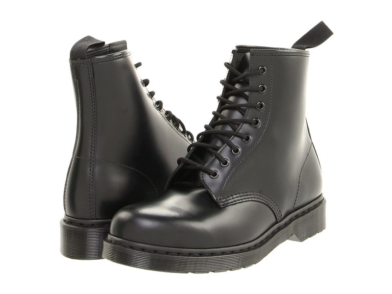 ドクターマーチン メンズ シューズ ブーツ・レインブーツ Dr. Martens 1460 Mono Boot Black Smooth ブラック