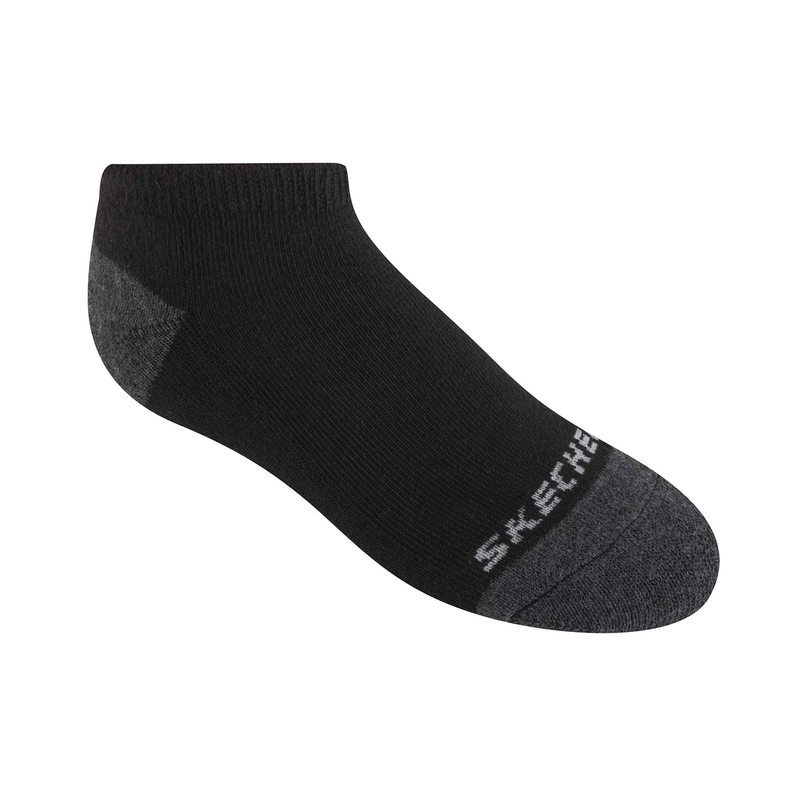 スケッチャーズ メンズ ソックス アンダー着類 10 Pack No Show Socks Black Orbisresearch Com