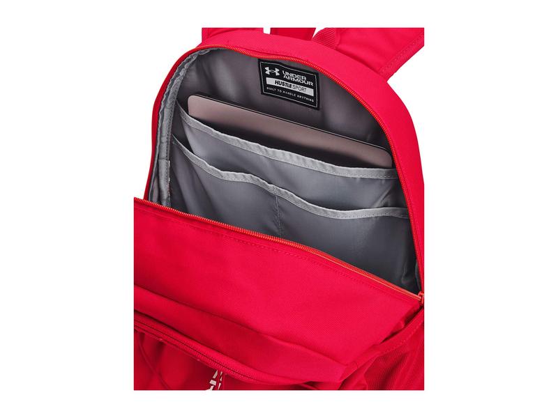 アンダーアーマー メンズ バックパック リュックサック バッグ Hustle Sport Backpack Red Metallic Si Oswegocountybusiness Com