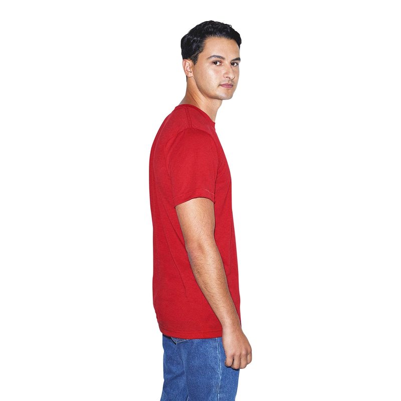楽天市場 アメリカンアパレル メンズ シャツ トップス 50 50 Crewneck Short Sleeve T Shirt 2 Pack Red Revida 楽天市場店
