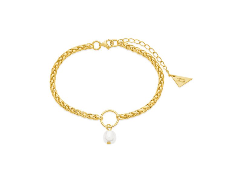 スターリングフォーエバー レディース ブレスレット バングル アンクレット アクセサリー Leona Charm Bracelet Gold Thetechbulletin Com