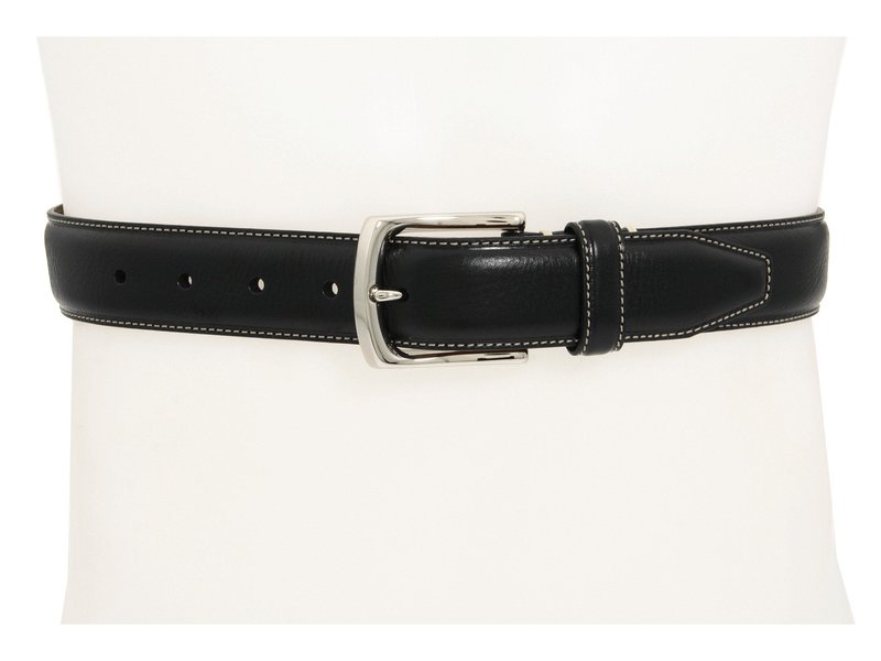 ジョンストンアンドマーフィー メンズ 付属品 胴締め Johnston \u0026 Murphy Topstitched Belt Black 黒いこと