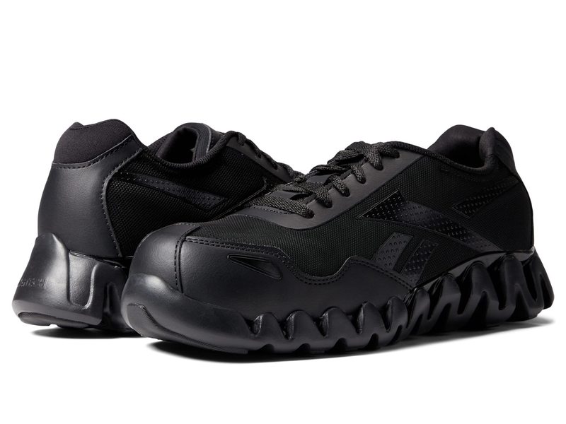 リーボック メンズ シューズ スニーカー Reebok Work Zig Pulse Work EH Comp Toe Black ブラック