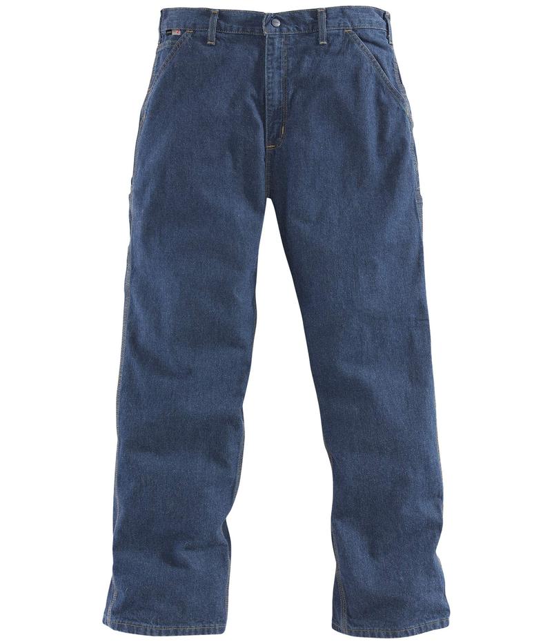 カーハート メンズ ボトムス デニムパンツ トール Carhartt Big & Tall Flame-Resistant Signature Denim Dungarees Denim デニム