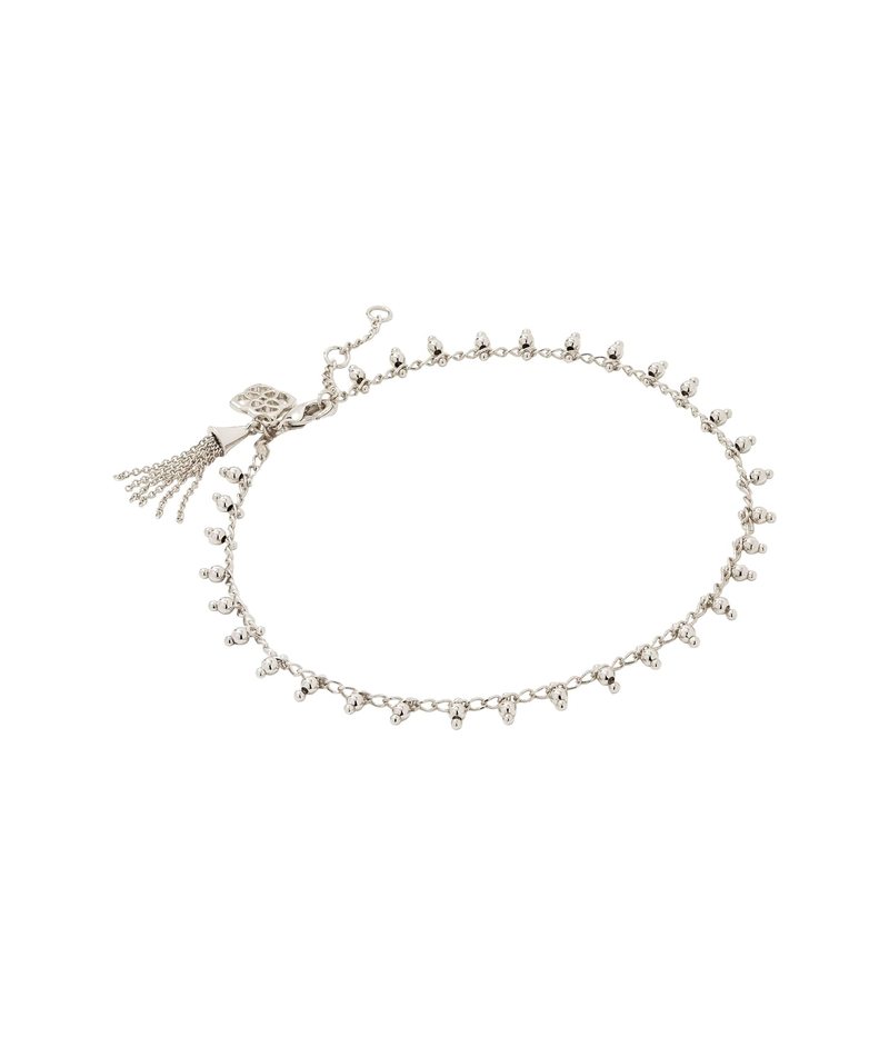 9646円 【75%OFF!】 ケンドラスコット レディース ブレスレット バングル アンクレット アクセサリー Jenna Anklet Bracelet Rhodium