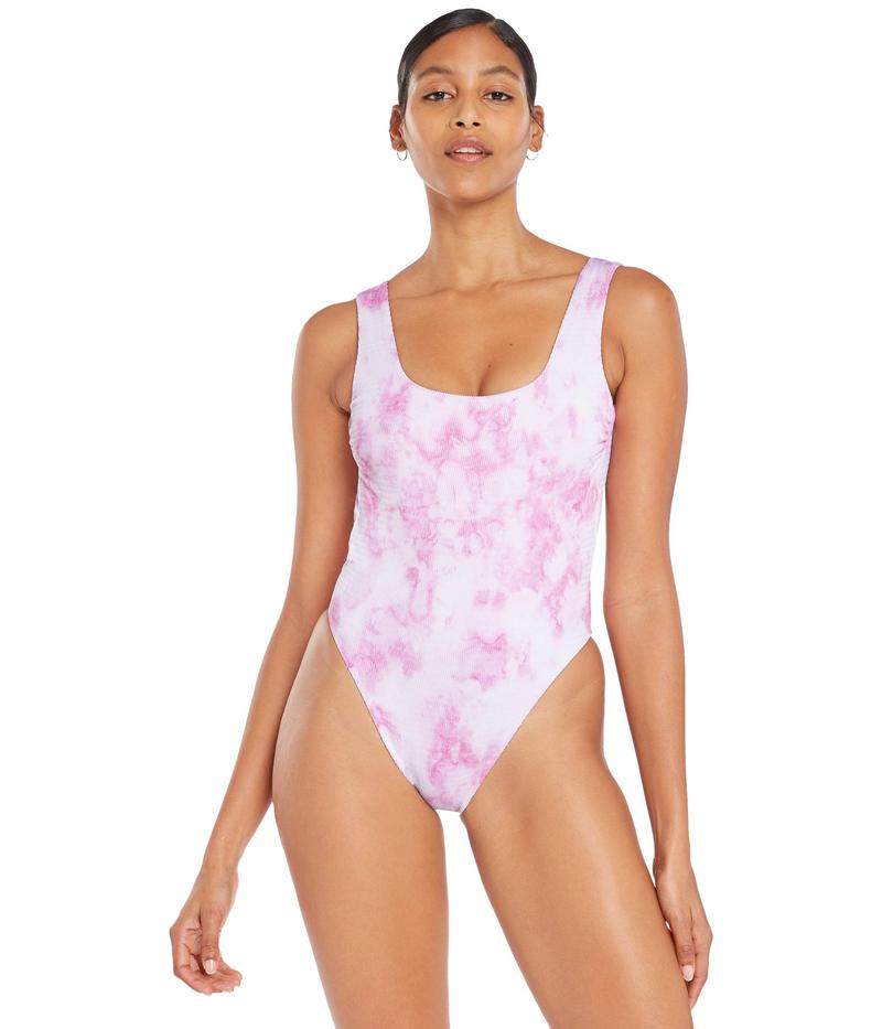 ビタミンA レディース 上下セット 水着 Reese One-Piece Magenta Texture