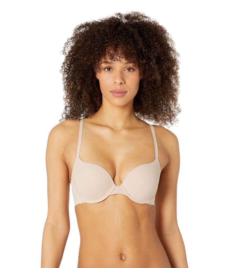 ナトリ レディース ブラジャー アンダーウェア Sheer Glamour Push-Up Underwire Light Mocha