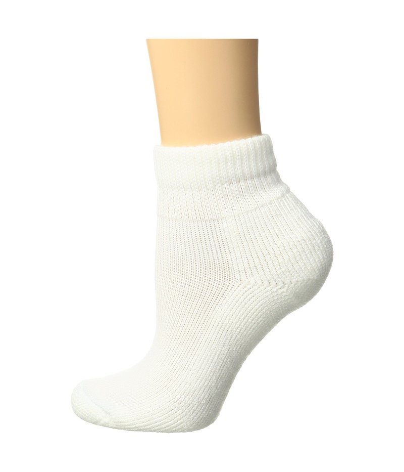 ソーロス レディース アンダーウェア 靴下 Thorlos Advanced Diabetic Low Cut Single Pair White ホワイト