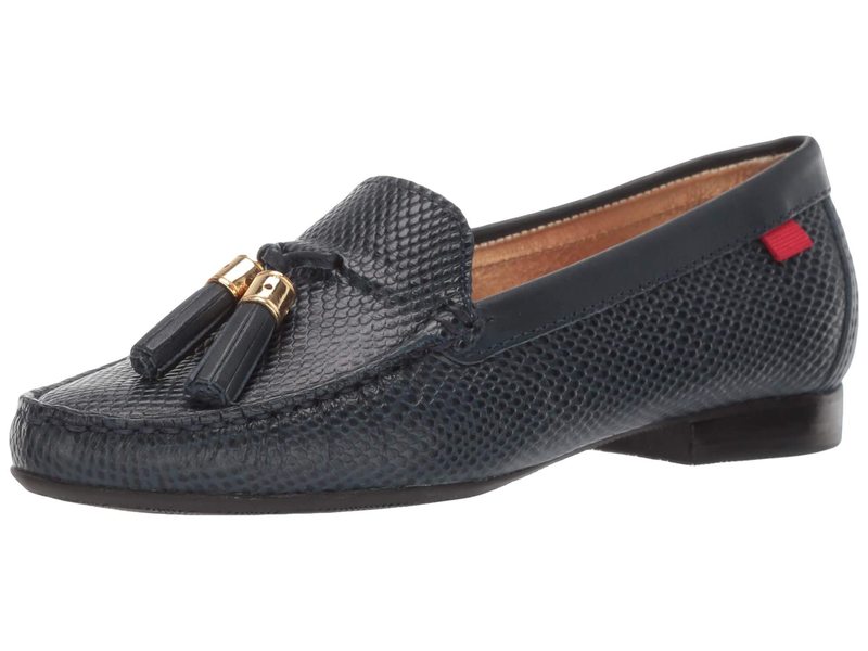 マークジョセフニューヨーク レディース スリッポン・ローファー シューズ Women's Leather Made in Brazil Wall Street Loafer Navy Cobra Napp