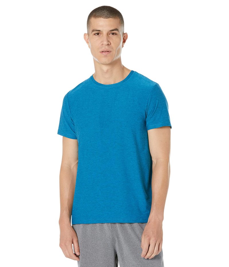10866円 【メーカー包装済】 ビヨンドヨガ メンズ シャツ トップス Always Beyond Crew Tee Nautilus Blue A