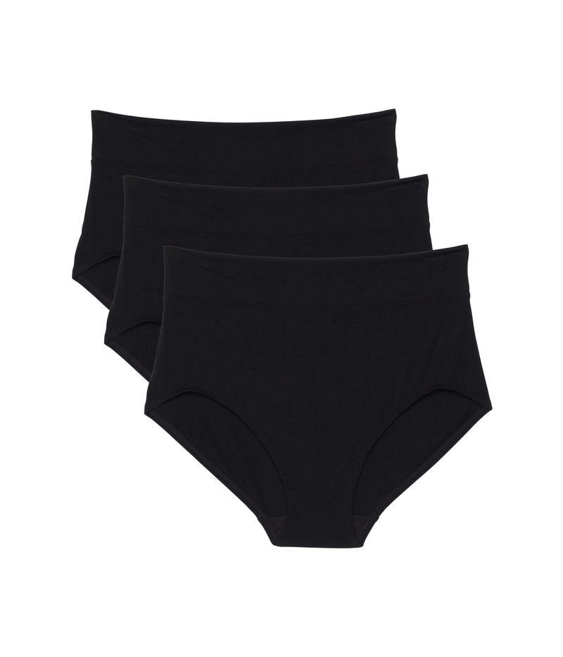 ナトリ レディース パンツ アンダーウェア Bliss Flex Full Brief 3-Pack Black Bla 【97%OFF!】