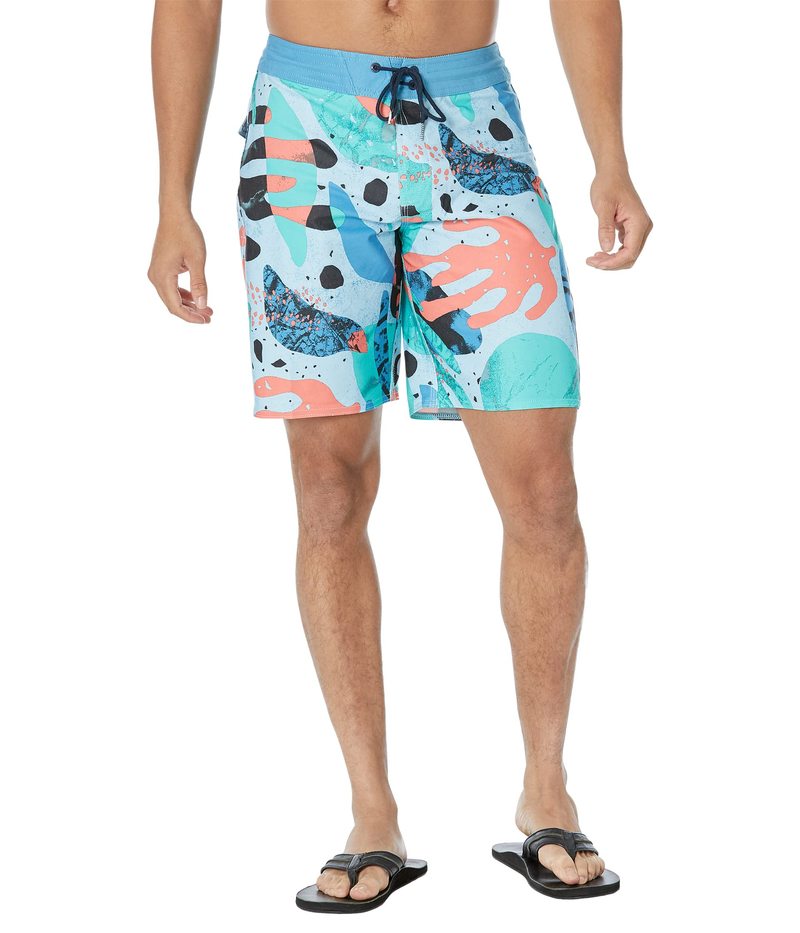 5 好評 ボルコム メンズ ハーフパンツ ショーツ 水着 Knife Aquatic Stoney 19 Boardshorts Washed Blue Fucoa Cl