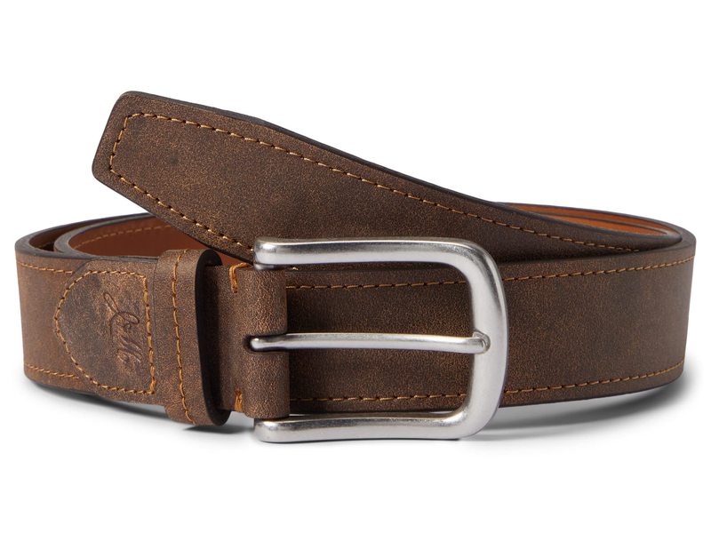 ジョンストンアンドマーフィー メンズ アクセサリー ベルト Johnston & Murphy Collection Knox Belt Brown Full Grai ブラウン