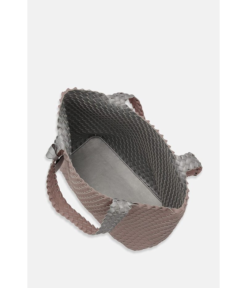 日本未発売 イルセヤコブセン レディース ハンドバッグ バッグ Reversible Travel Tote Bag With Shoulder Straps Rose Silver Prix Feu Artifice Com