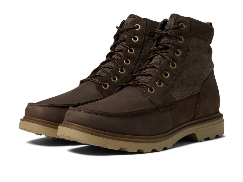 ソレル メンズ ブーツ・レインブーツ シューズ Carson Moc Waterproof Blackened Brown