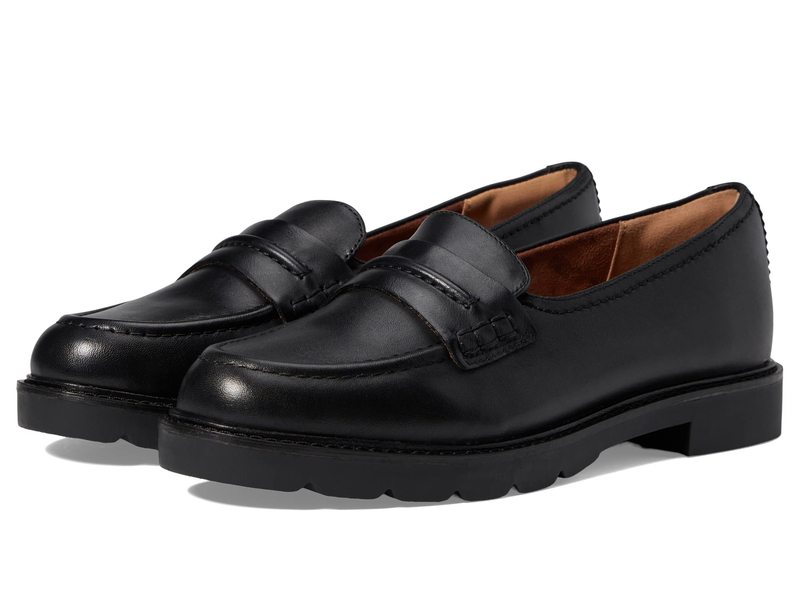 コブ ヒル レディース スリッポン・ローファー シューズ Cobb Hill Janney Loafer Black Leather