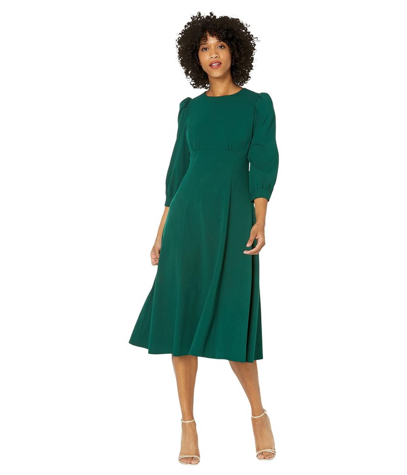12月スーパーSALE カルバンクライン Calvin Klein Womens Red Velvet Burnout Puff Sleeve  Mini Dress レディース