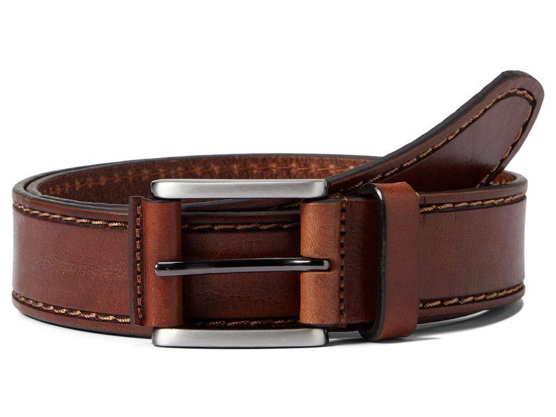 ジョンストンアンドマーフィー メンズ アクセサリー ベルト Johnston & Murphy Laser Top Stitch Belt Tan タン