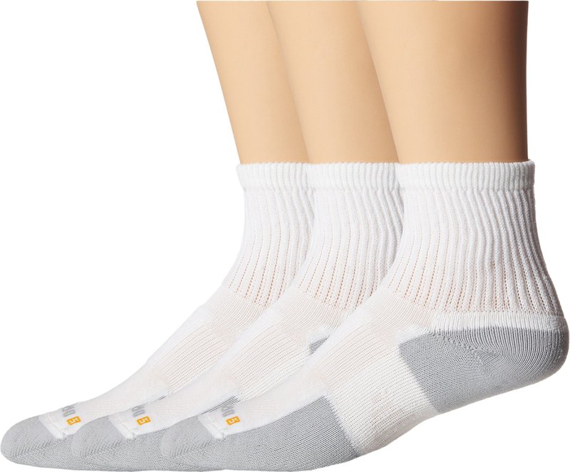 絶対一番安い ドライマックススポート メンズ 靴下 アンダーウェア Walking Crew 3 Pair Pack White Grey Revida 店 高速配送 Aicapitalmarketsummit Com
