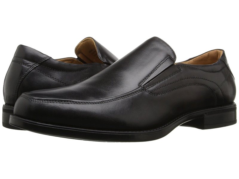 フローシャイム メンズ シューズ スリッポン・ローファー Florsheim Midtown Moc Toe Slip-On Black ブラック