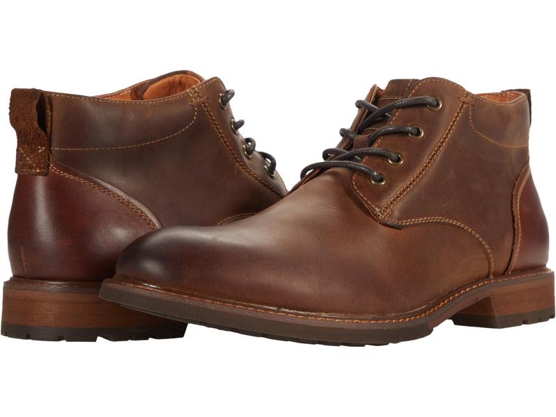 フローシャイム メンズ シューズ ブーツ・レインブーツ Florsheim Lodge Plain Toe Chukka Boot Brown Crazy Hor ブラウン