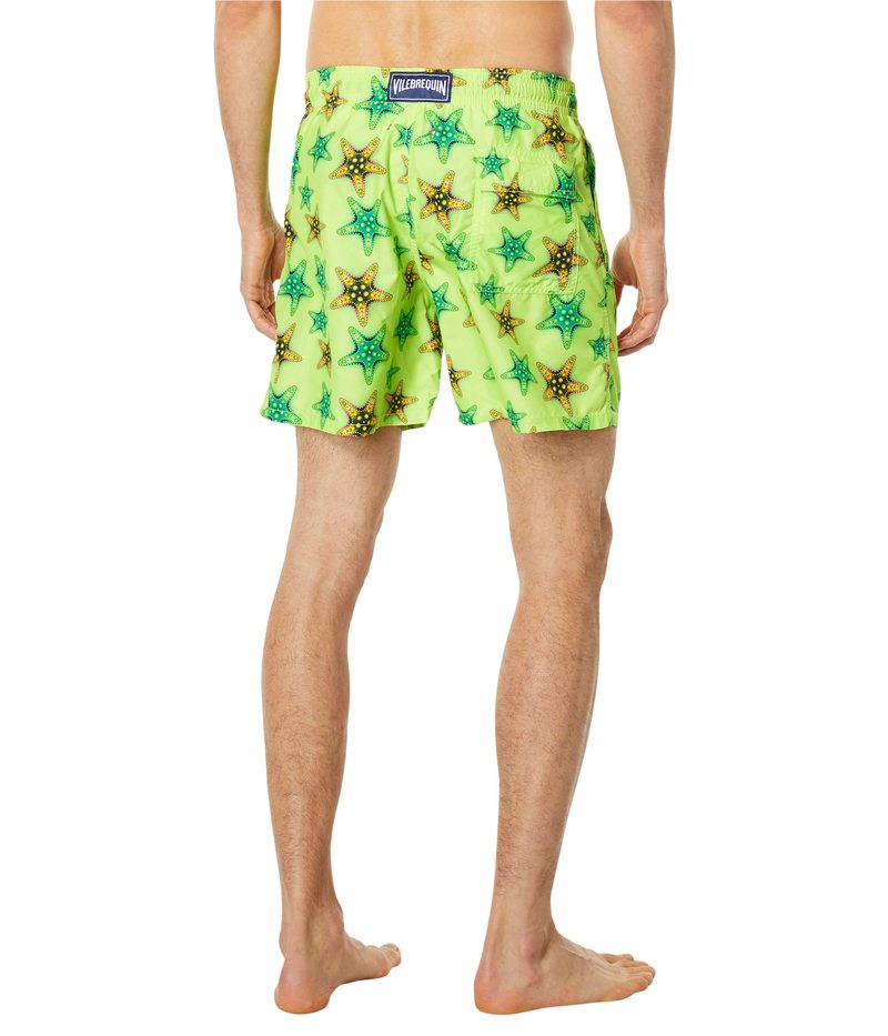 シルバー/レッド ヴィルブレクイン メンズ ハーフパンツ・ショーツ 水着 Moorea Multicolor Parrots Swim Trunks 