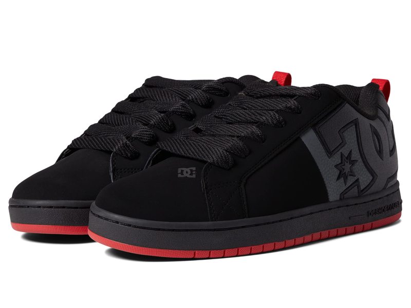 ディーシー メンズ シューズ スニーカー DC Court Graffik SQ Black/Grey/Red ブラック