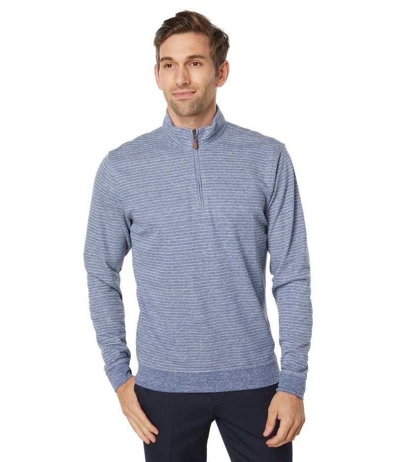 ジョニー オー メンズ アウター パーカー・スウェット johnnie-O Skiles Performance 1/4 Zip Indigo インディゴ