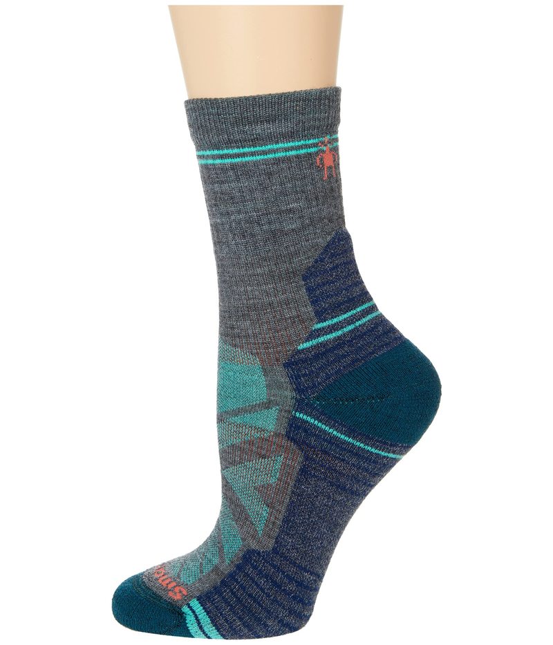 かっこ良い羊毛 レディース アンダーお召しもの ソックス Smartwool Performance Hike Light Cushion Mid Crew Medium Gray 薄墨色