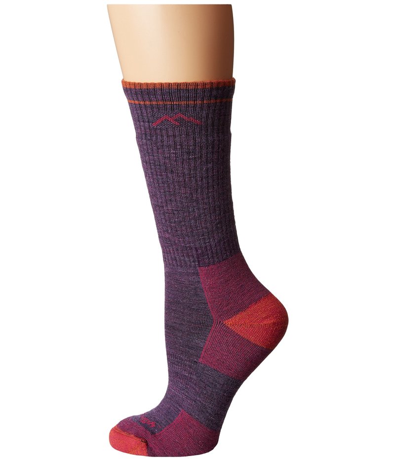 ダーンタフバーモント レディース アンダーウェア 靴下 ウール ブーツ Darn Tough Vermont Merino Wool Boot Socks Cushion Plum Heather ヘザー