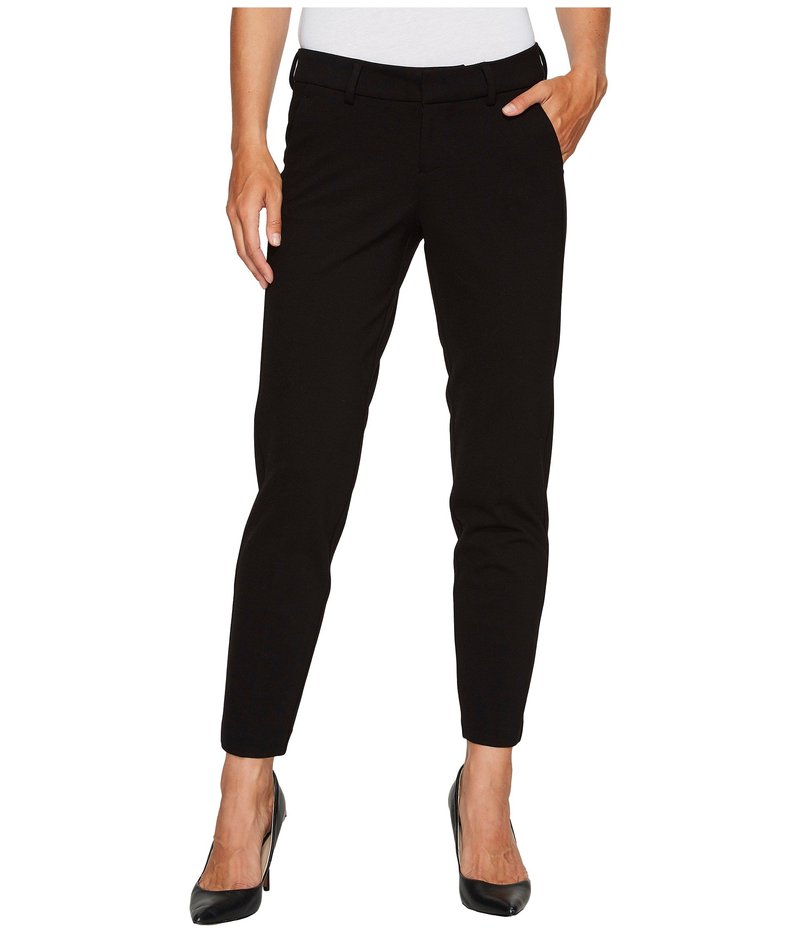 リバプール レディース ボトムス カジュアルパンツ ニット Liverpool Kelsey Slim Leg Trousers in Super Stretch Ponte Knit Black ブラック