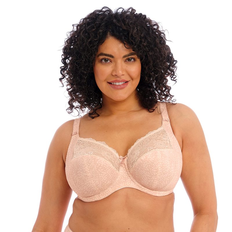 エロミ レディース アンダーウェア ブラジャー レース elomi Morgan Underwire Full Cup Bra with Stretch Lace Cameo Rose