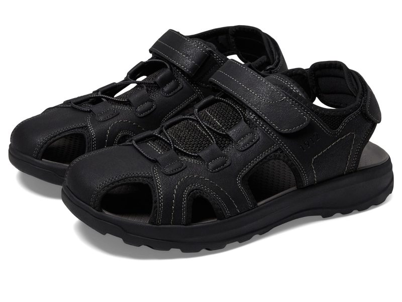 ノンブッシュ メンズ シューズ サンダル Nunn Bush Huck Sport Closed Toe Fisherman Sandal Black Multi ブラック