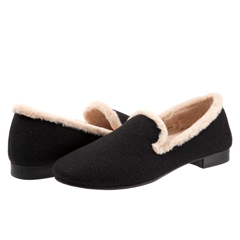 トロッターズ レディース シューズ サンダル Trotters Glory Black Felt ブラック
