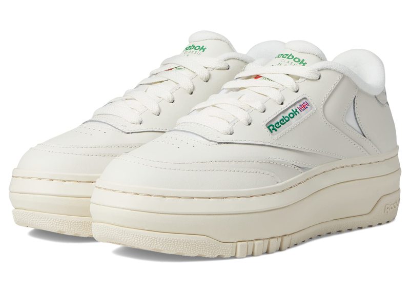 リーボック レディース シューズ スニーカー Reebok Lifestyle Club C Extra Chalk/Glen Gree 車輪止め