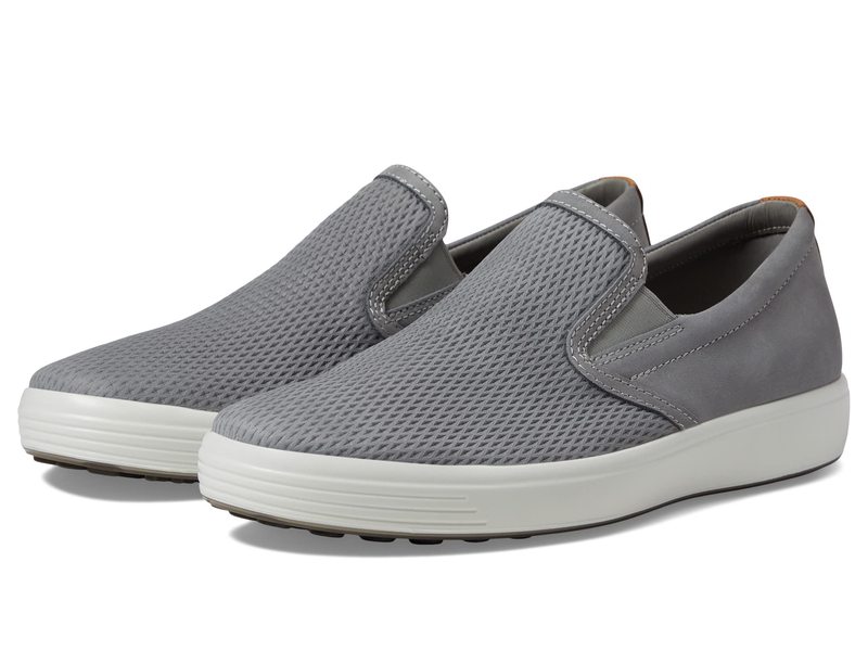 【送料無料】 エコー メンズ スニーカー シューズ Soft 7 Slip-On 2.0 Perforated Wild Dove/Lion画像