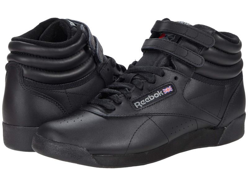リーボック レディース シューズ スニーカー Reebok Lifestyle Freestyle Hi High Top Black 黒いこと