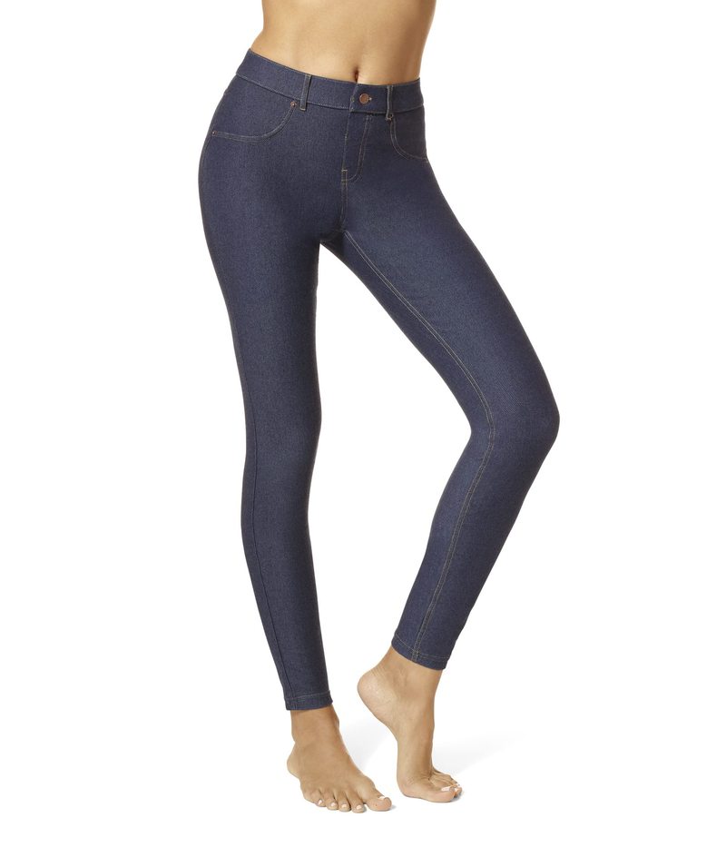 ヒュー レディース ボトムス デニムパンツ レギンス HUE Essential Denim Leggings Deep Indigo Was インディゴ 8,015円