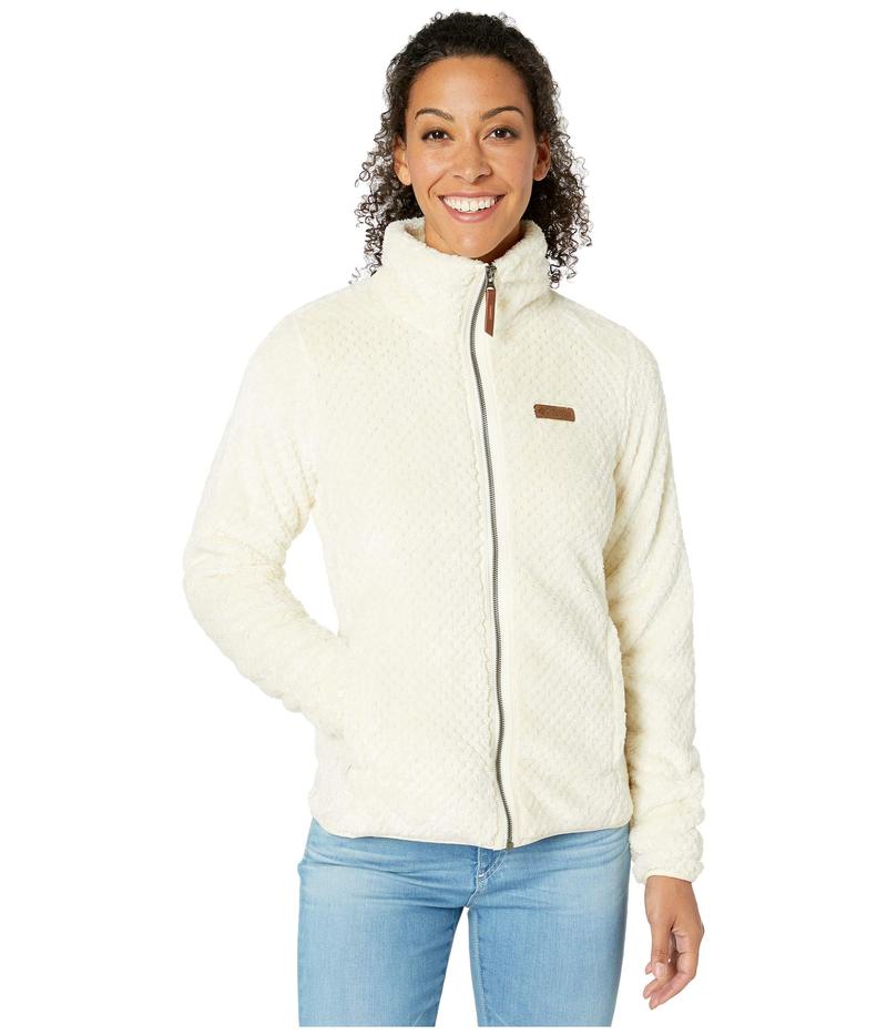コロンビア レディース アウター 厚地の外套 Columbia Fire Side? II Sherpa Full Zip Chalk 車輪止め