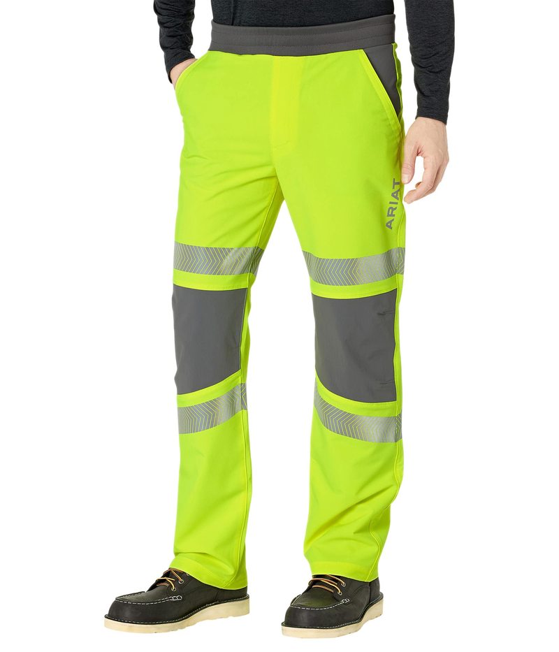 アリアト メンズ ボトムス カジュアルパンツ Ariat Rebar DuraStretch Pull-On Straight Pants Hi-Vis Yellow イエロー