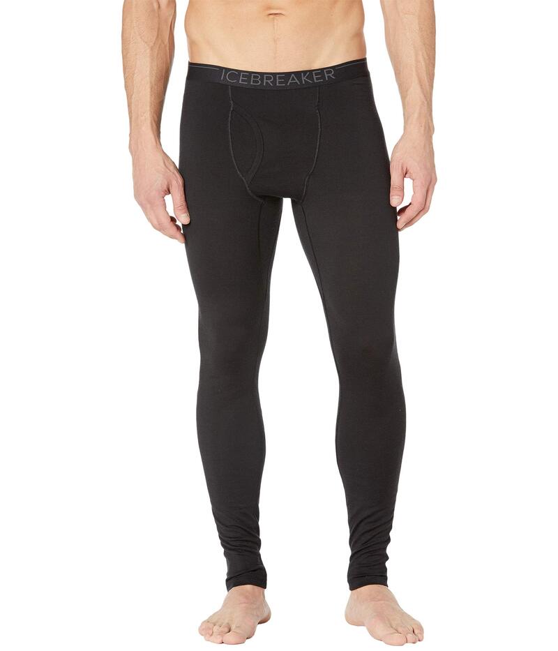 アイスブレーカー メンズ ボトムス カジュアルパンツ レギンス Icebreaker Oasis Leggings w/ Fly Black/Monsoon ブラック