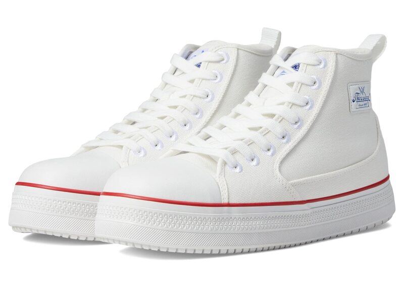 ソロ好ましい メンズ シューズ スニーカー Thorogood Vulcanized Safety Mid White 白いこと